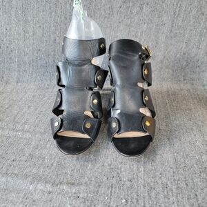 Vince Camuto Womens Ekerd Open Toe Ankle Strap Leather Classic Pumps 10